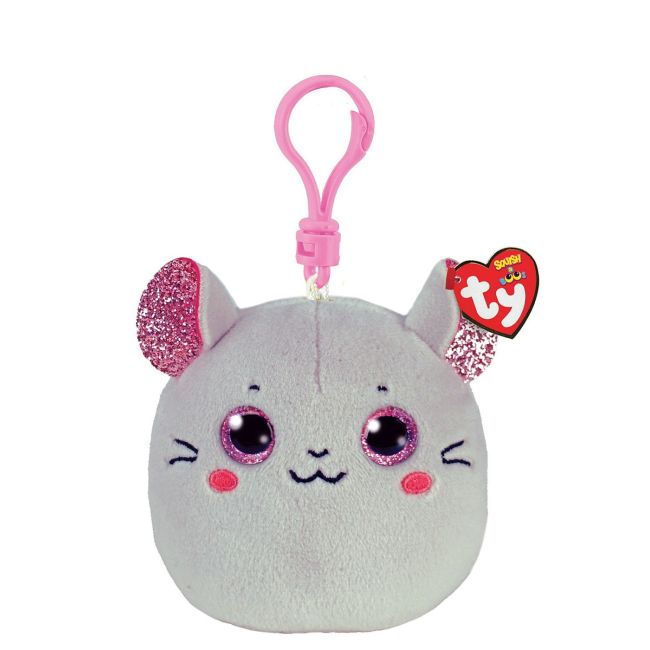 PLUS BRELOC TY 8.5CM SQUISHY BEANIES SORICEL CATNIP VIVTY39570