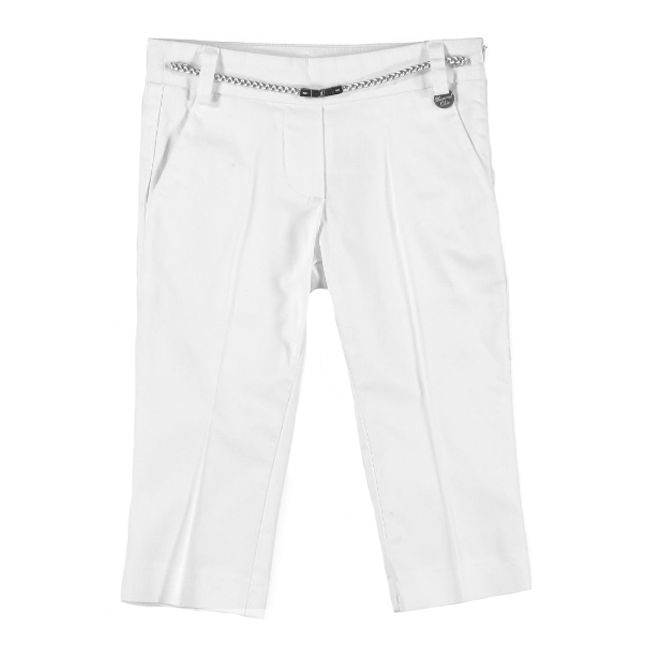 Pantaloni albi (3544), 80 cm / 12 luni