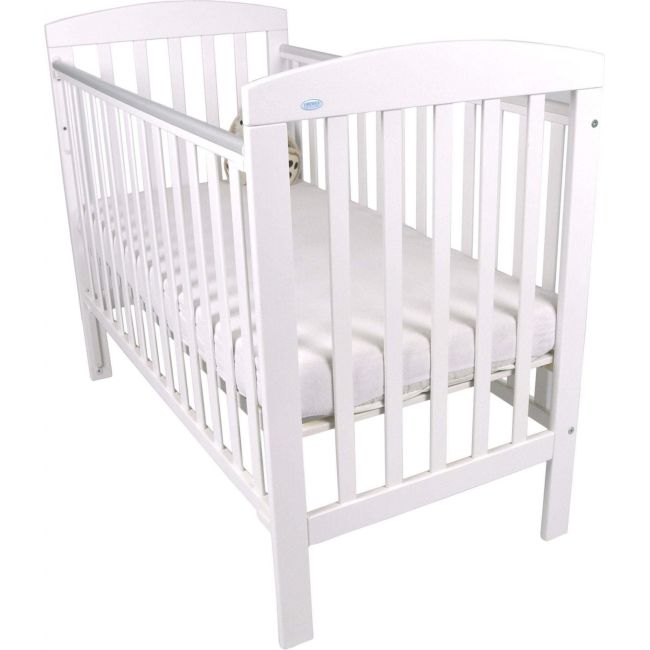 Patut Bebe Din Lemn Masiv, Inaltime Reglabila A Saltelei, Sertar Inclus, Olek Alb Pjbdrw_2016_22_sertar