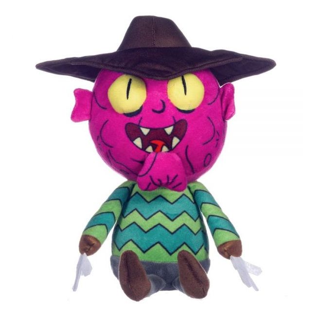 Jucarie din plus si material textil Scary Terry, Rick and Morty, 28 cm