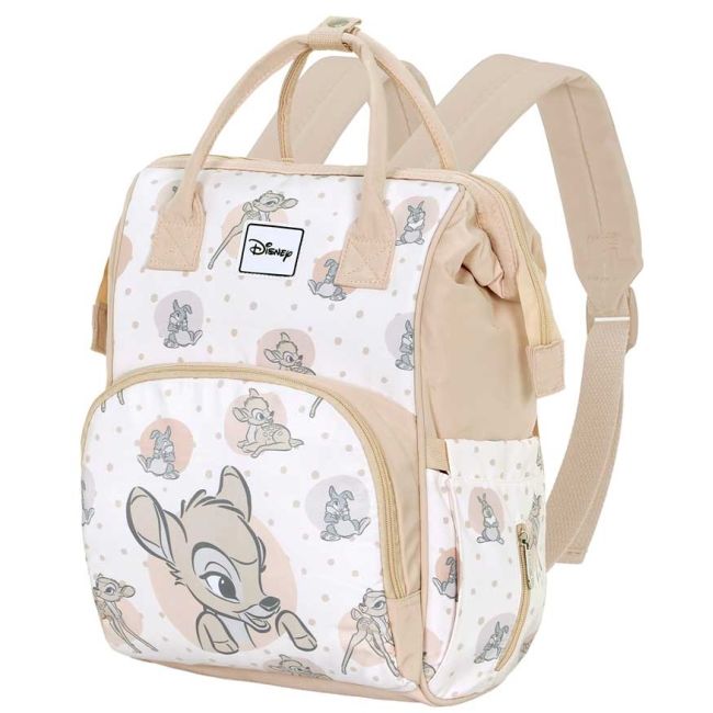Rucsac multifunctional pentru mamici si copii, Disney Bambi Tender, 25x40x20 cm