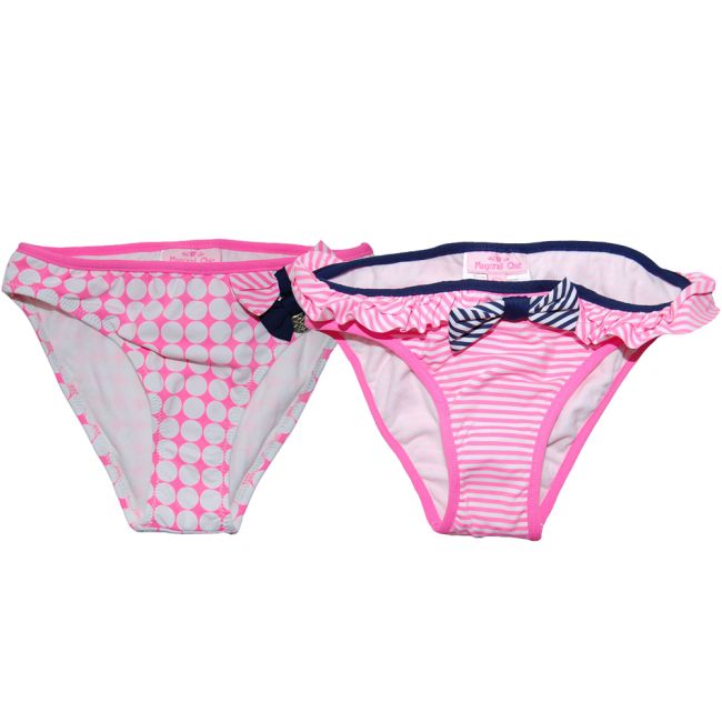 Set 2 slipuri de baie Roz/Alb/Bleumarin (3663), 7 ani, 122 cm