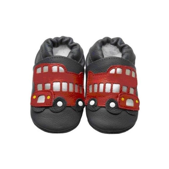 Botosei Navy London Bus din piele, shooshoos, M / 17-18