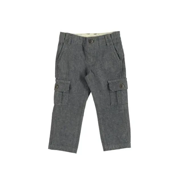Pantaloni gri cu buzunare laterale (4543), 12 luni, 80 cm