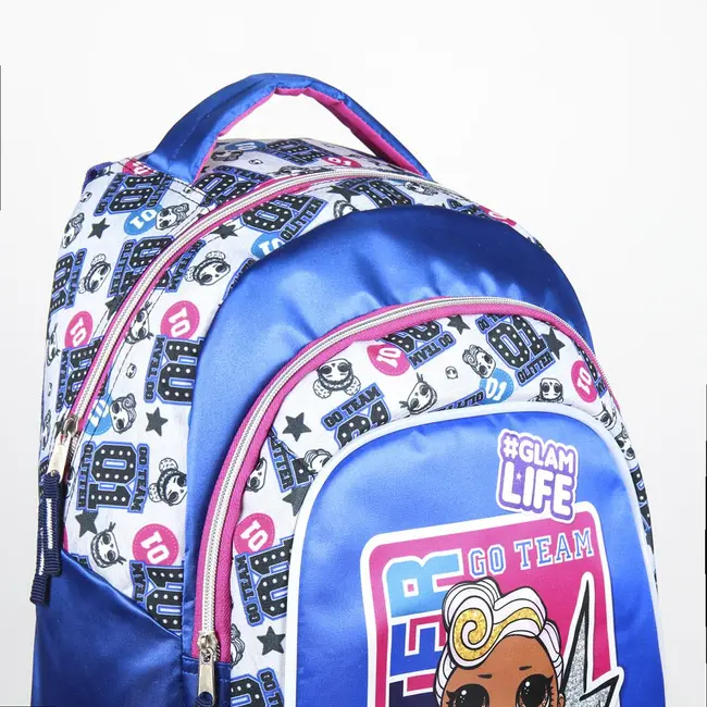 Rucsac Cerda L.O.L. cu buzunar frontal si led-uri, 31x47x24 cm