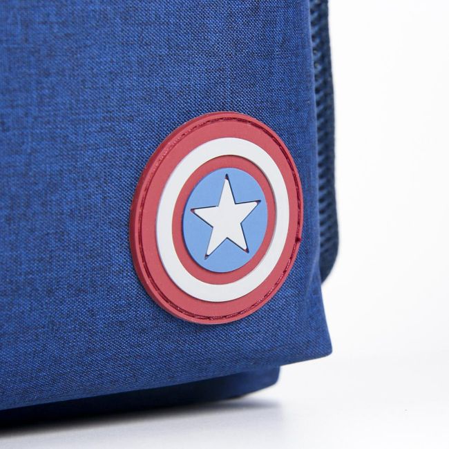 Rucsac Cerda Captain America cu buzunar frontal, 30x42x13 cm