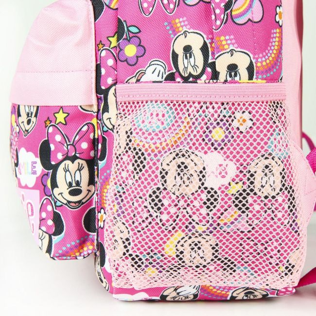 Rucsac Cerda Minnie Mouse cu buzunar frontal, 28x38x12 cm