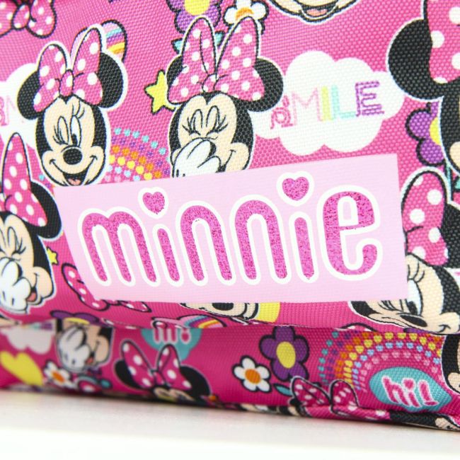 Rucsac Cerda Minnie Mouse cu buzunar frontal, 28x38x12 cm