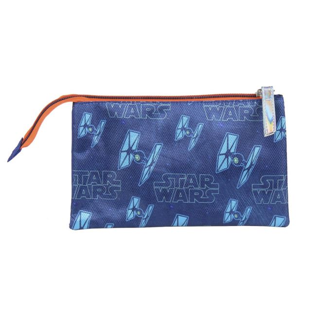 Penar Cerda Star Wars cu 3 compartimente, 22x12,5x3 cm