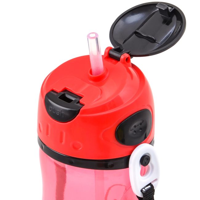 Sticla din plastic cu pai Harley Bottle, Trunki