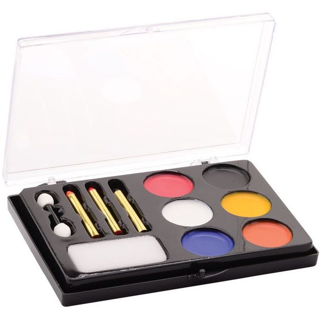 Set pictura pe fata, 6 culori (pe baza de ulei)