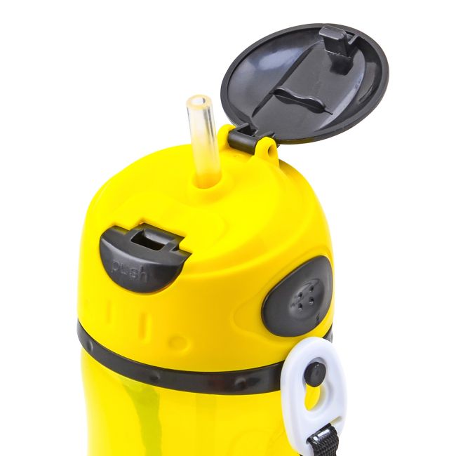 Sticla din plastic cu pai Bernard Bottle, Trunki