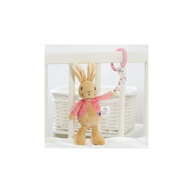 Flopsy Rabbit | Jucarie atasabila din plus cu vibratii, 22 cm