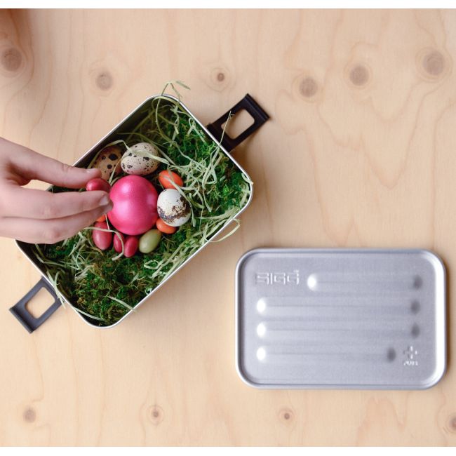 Cutie din aluminiu pentru alimente Plus Alu, S