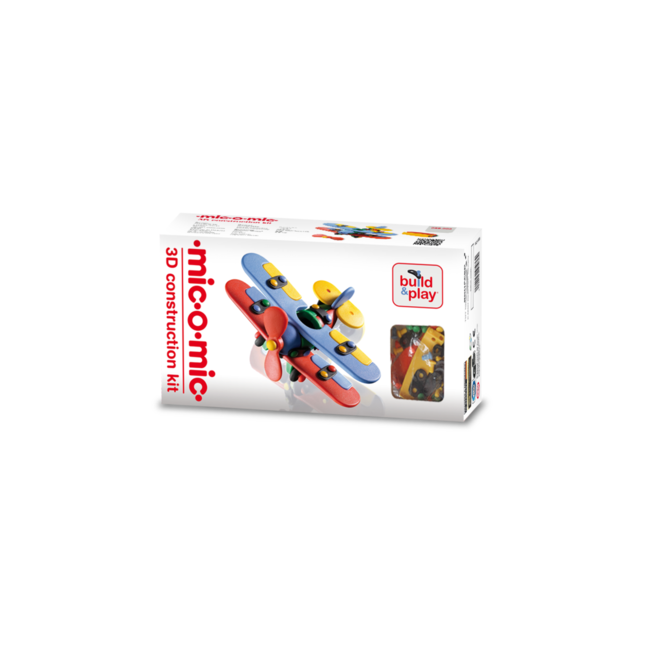Jucarie de construit mic-o-mic 3D Biplanor 089.005, 14.3 cm