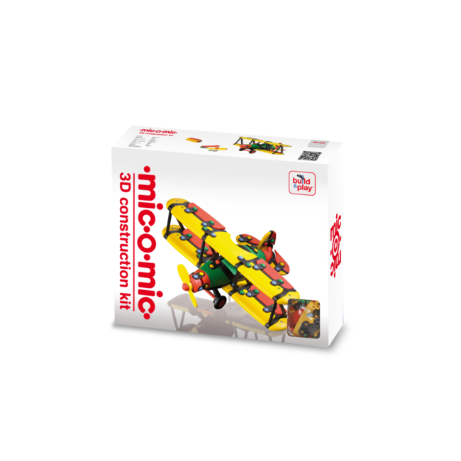 Jucarie de construit mic-o-mic 3D Biplanor 089.026, 25.9 cm