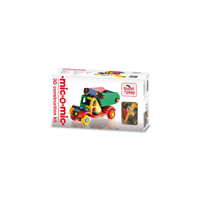 Jucarie de construit mic-o-mic 3D Basculanta 089.011, 13 cm