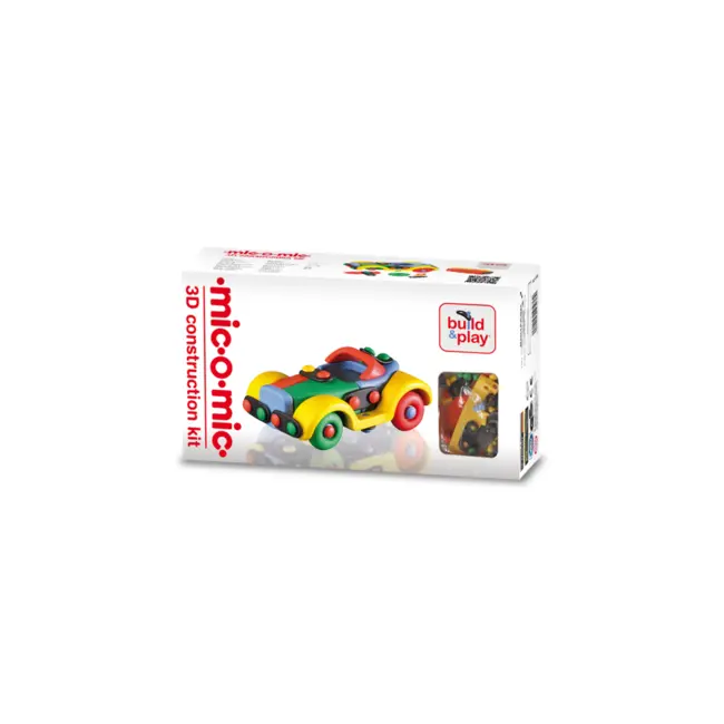 Jucarie de construit mic-o-mic 3D Masina 089.009, 9.6 cm