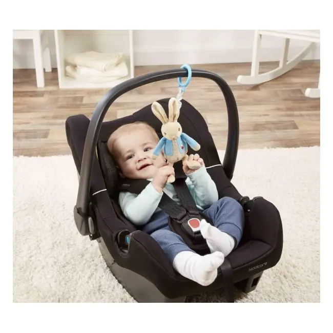Peter Rabbit | Jucarie atasabila din plus cu vibratii, 22 cm