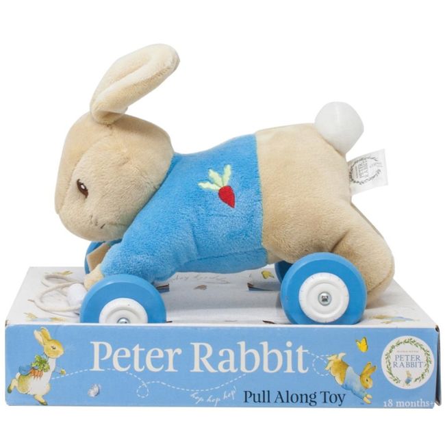 Jucarie din plus cu roti Peter Rabbit