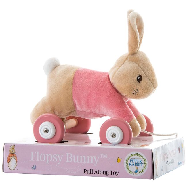 Jucarie din plus cu roti Flopsy Rabbit