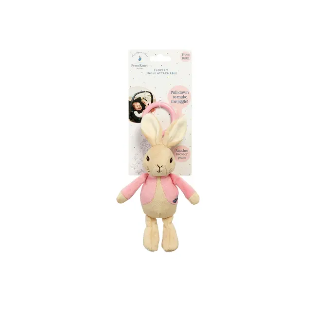 Flopsy Rabbit | Jucarie atasabila din plus cu vibratii, 22 cm