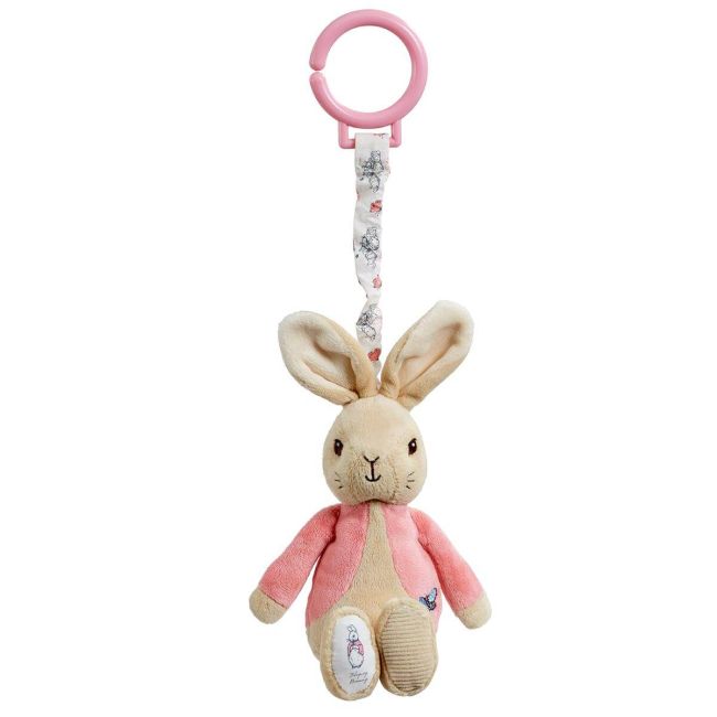Flopsy Rabbit | Jucarie atasabila din plus cu vibratii, 22 cm