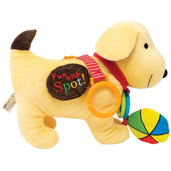 Jucarie interactiva din plus Spot the Dog, 21 cm