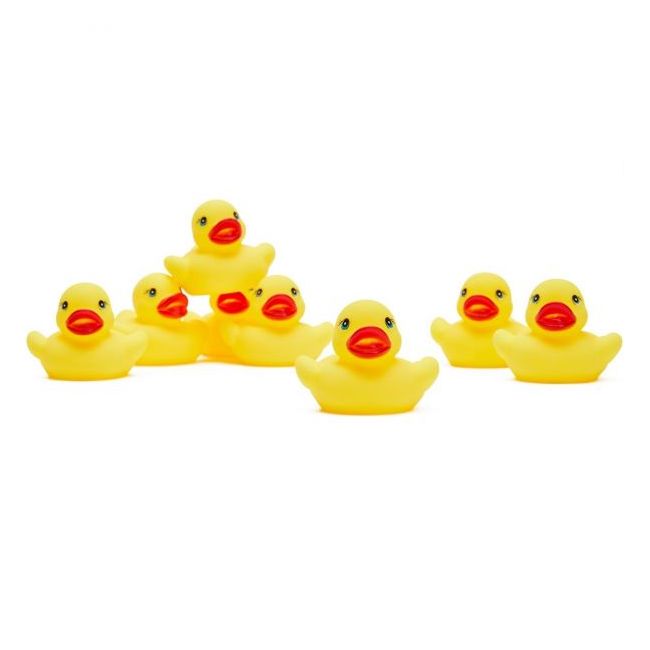 Set 8 ratuste din cauciuc pentru baie, 5.5x5.5x4 cm