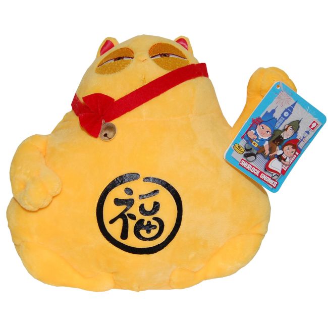 Jucarie din plus Lucky Cat, Sherlock Gnomes, 21 cm