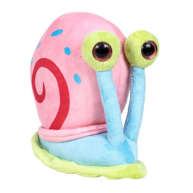Set 2 jucarii din plus SpongeBob 16 cm si Gary 15.5 cm
