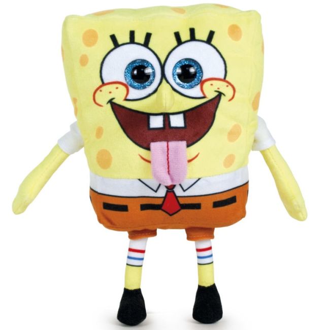Set 2 jucarii din plus SpongeBob 16 cm si Gary 15.5 cm