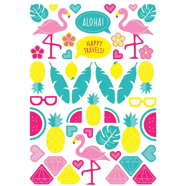 Valiza TRUNKI Flossi the Flamingo