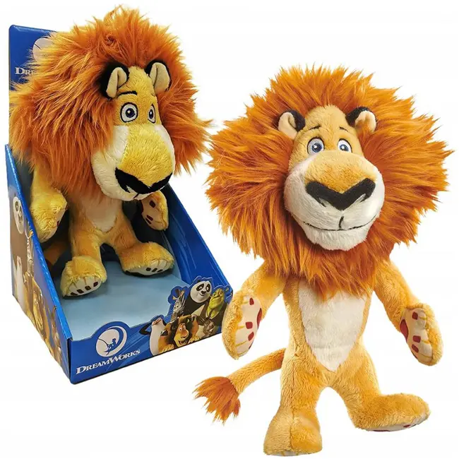 Jucarie din plus Alex, Madagascar, 25 cm