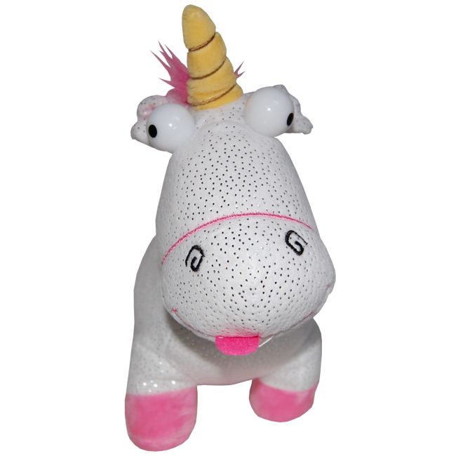 Jucarie din plus Sparkle Fluffy Unicorn, Despicable Me, 24 cm