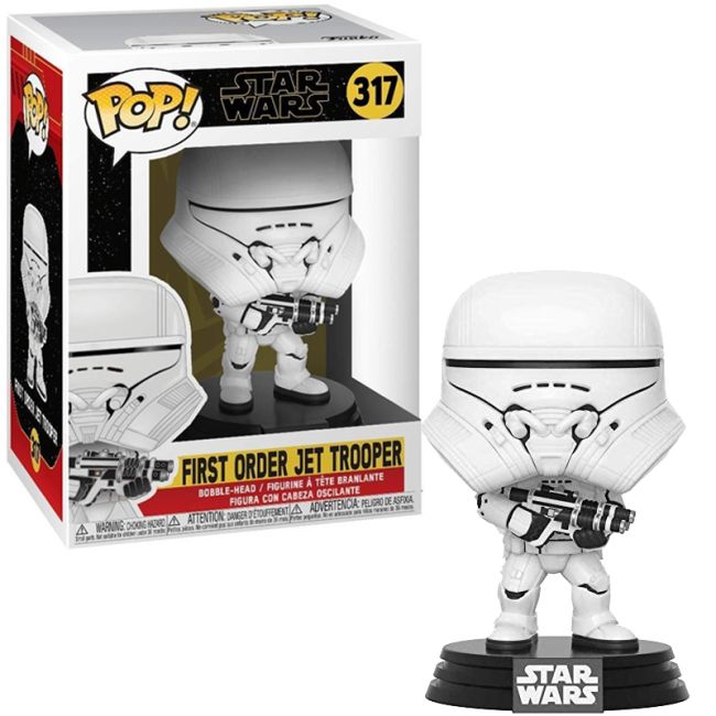 Figurina Jet Trooper cu cap mobil, Star Wars, 10.5 cm