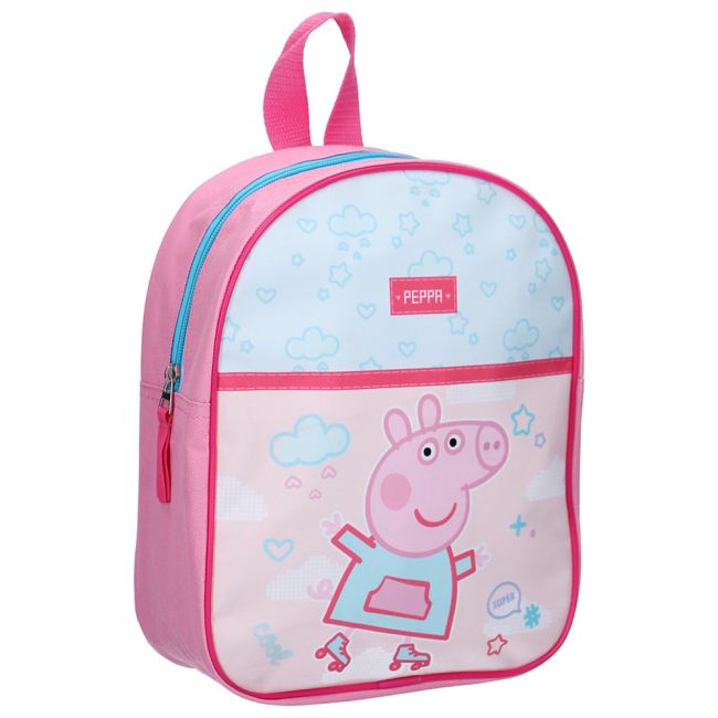 Rucsac Peppa Pig Roll With Me Pink, Vadobag, 28x22x10 cm