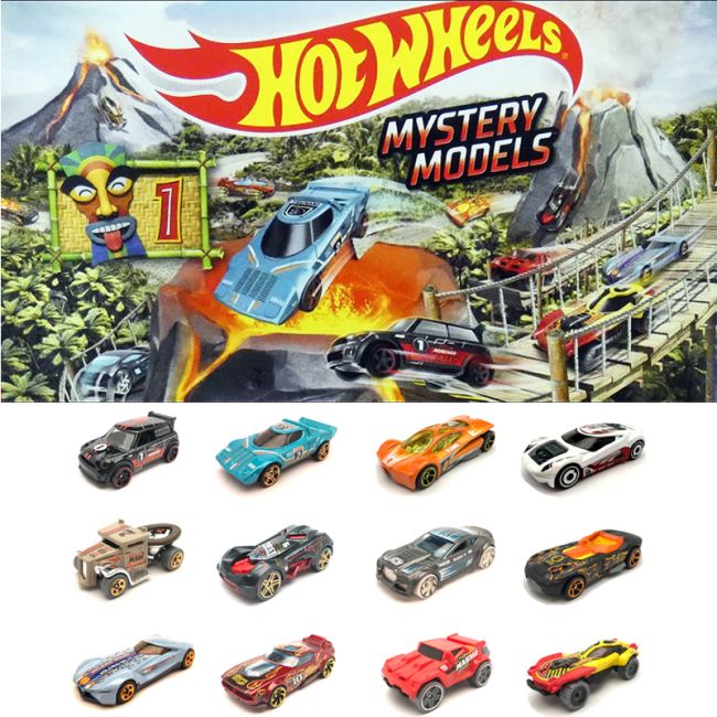 Set 2 mini-masinute surpriza die-cast, Hot Wheels