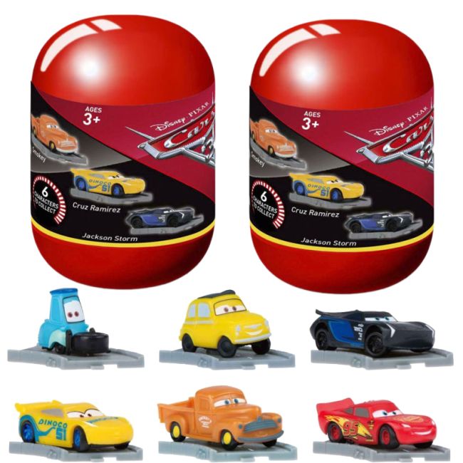 Mini-figurina surpriza in capsula, Cars, set 2 buc.