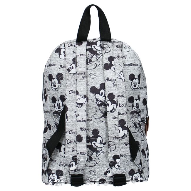 Rucsac Mickey Mouse Never Out Of Style Grey, Vadobag, 33x23x12 cm