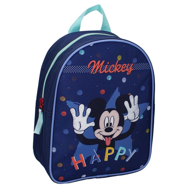 Rucsac Mickey Mouse Happiness Blue, Vadobag, 28x22x10 cm