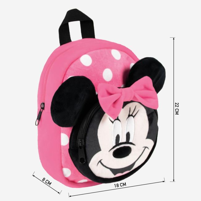 Rucsac plusat Minnie Mouse, 18x22x8 cm