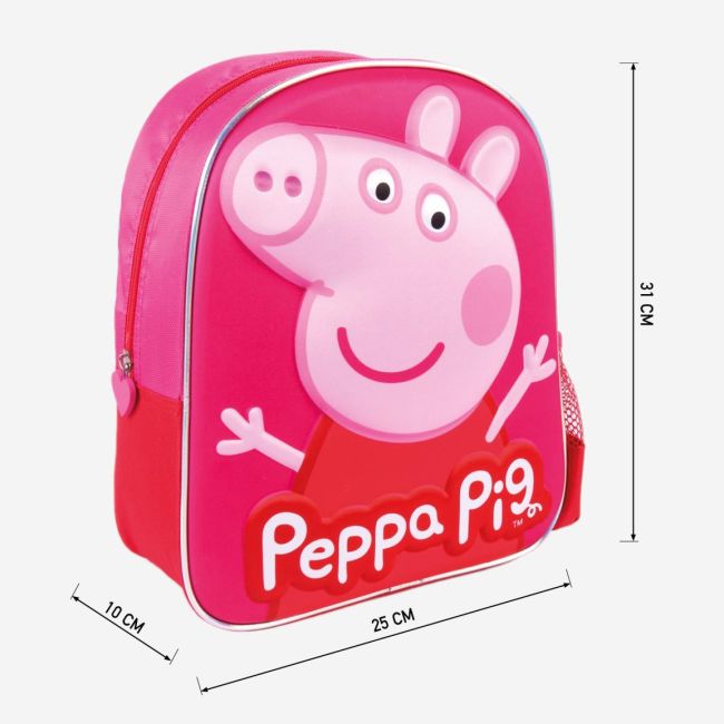 Rucsac Peppa Pig 3D 25X31X10 cm