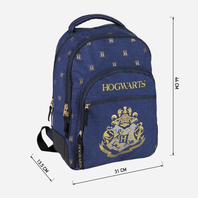 Rucsac Harry Potter Hogwarts Blue, 31x44x13.5 cm