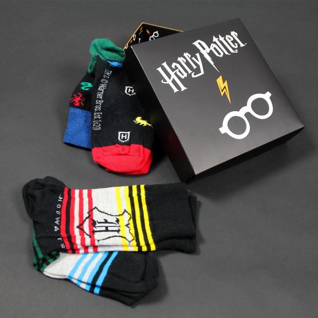Set 3 perechi sosete Harry Potter, 35-41