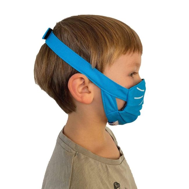 Set 2 masti faciale reutilizabile (acoperitoare fata), Trunki, Albastru