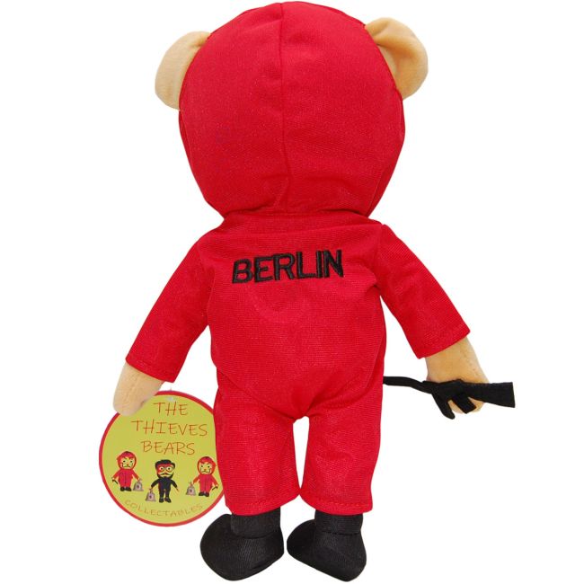 Jucarie din plus Berlin, cu sunete, La Casa de Papel, 32 cm