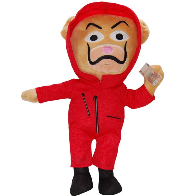 Jucarie din plus Denver, cu sunete, La Casa de Papel, 32 cm