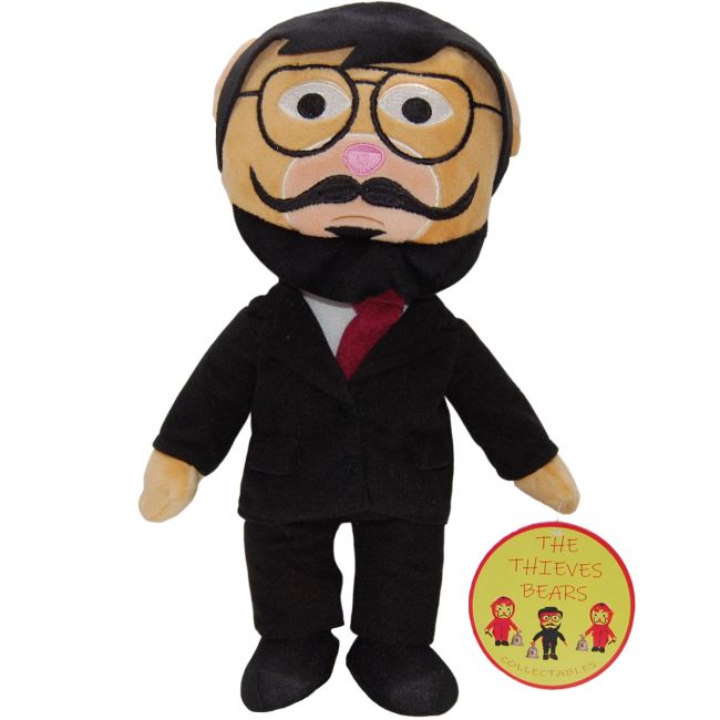 Jucarie din plus El Profesor, cu sunete, La Casa de Papel, 32 cm