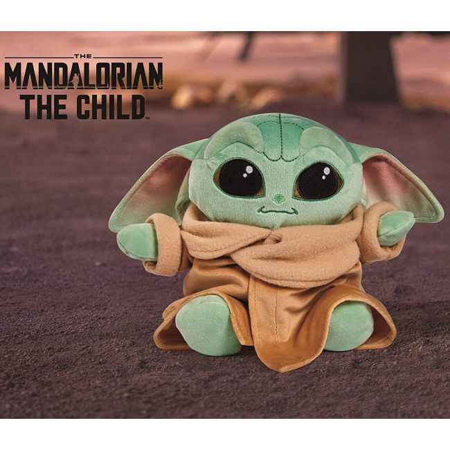 Jucarie din plus Baby Yoda, The Mandalorian, Star Wars, 22 cm